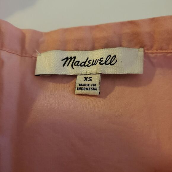 Madewell Top in Weathered Pink Sz XS - Picture 6 of 8